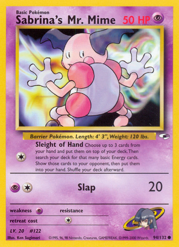 Sabrina’s Mr. Mime - Gym Heroes - Unlimited|Sabrina’s Mr. Mime - Gym Heroes - First Edition