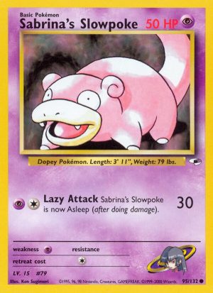 Sabrina’s Slowpoke - Gym Heroes - Unlimited|Sabrina’s Slowpoke - Gym Heroes - First Edition