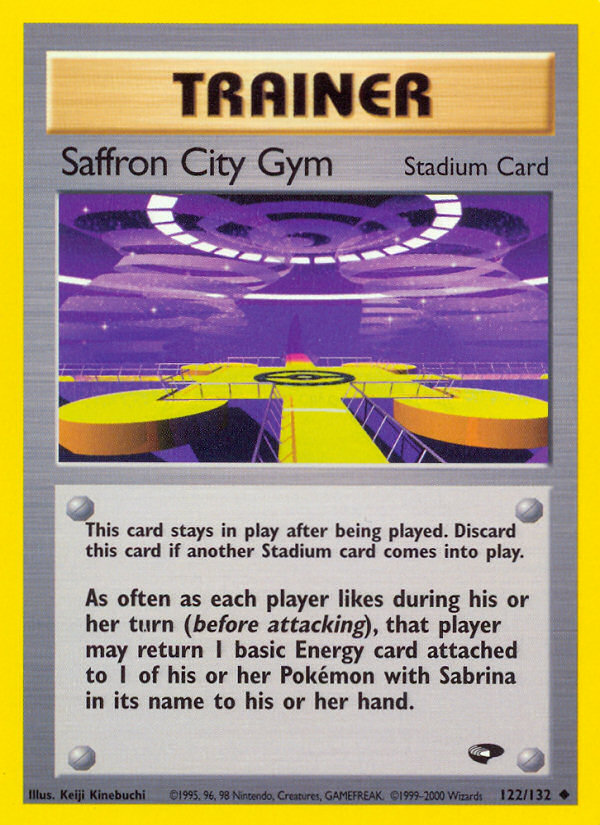 Saffron City Gym 122/132 Wert, Bild, Künstler & Seltenheit
