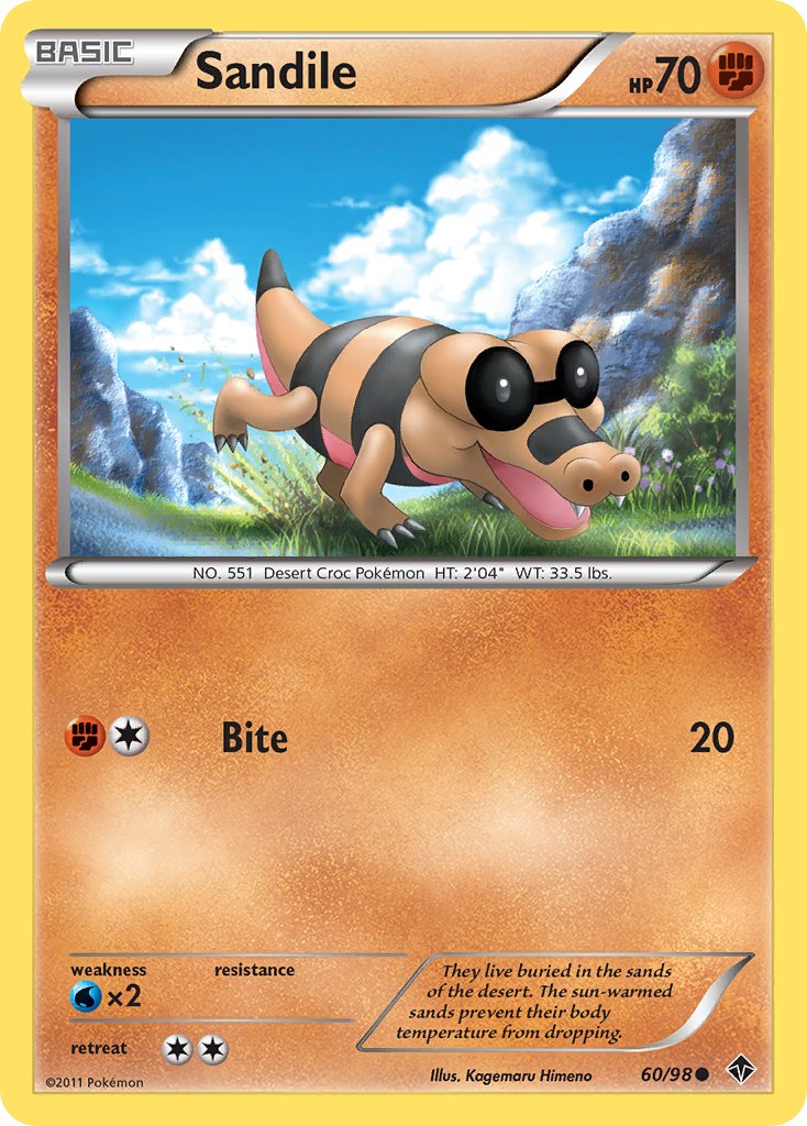 Sandile - 60 - Emerging Powers|Sandile - 60 - reverse holo - Emerging Powers