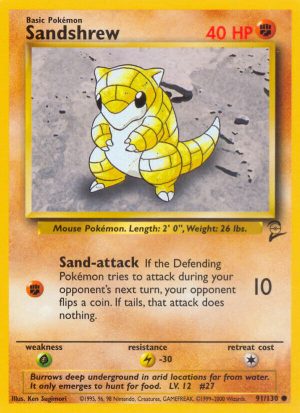 Sandshrew-91-Base Set 2