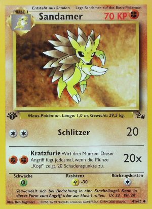Sandslash - 41 - Fossil