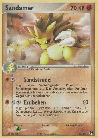 Sandslash - 21 - Sandsturm