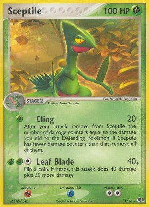 Sceptile - 4 - POP Series 1|Sceptile - 4 - holo - POP Series 1