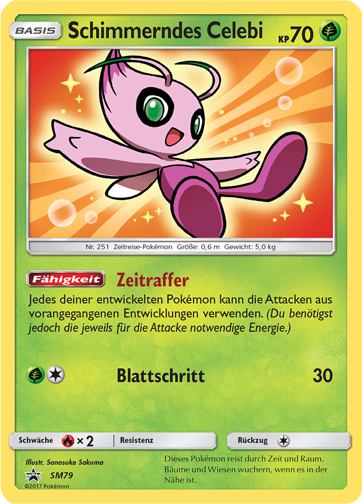 Schimmerndes Celebi - SM79 - Sun & Moon Promos