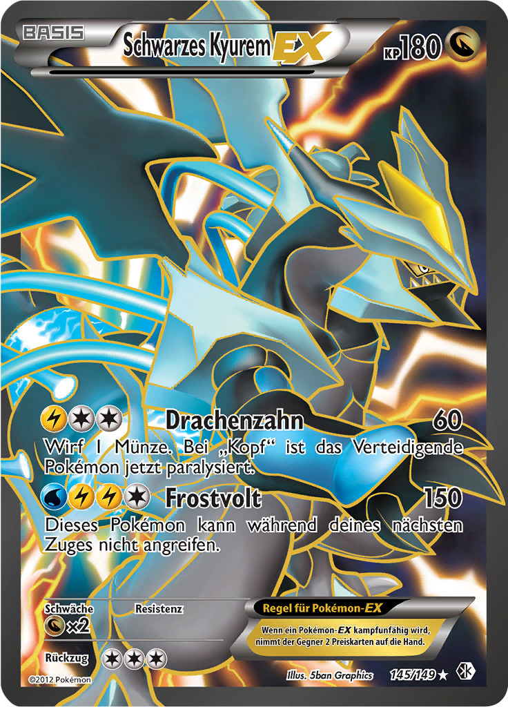 Schwarzes Kyurem-EX - 145 - Überschrittene Schwellen