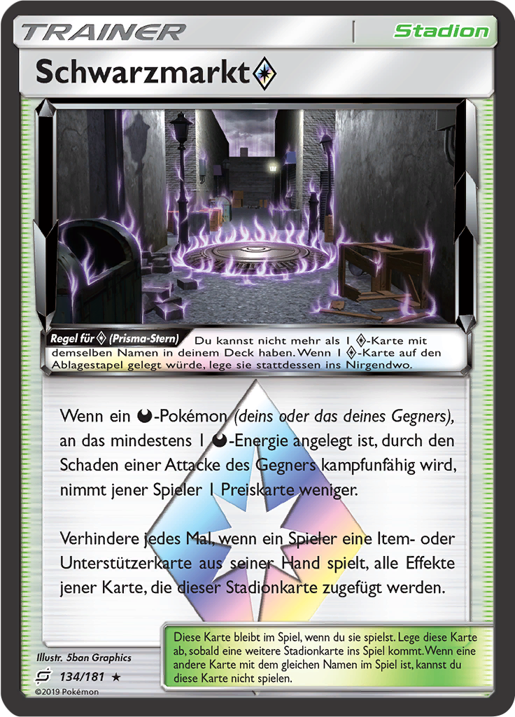 Schwarzmarkt Prisma-Stern - 134 - Teams sind Trumpf
