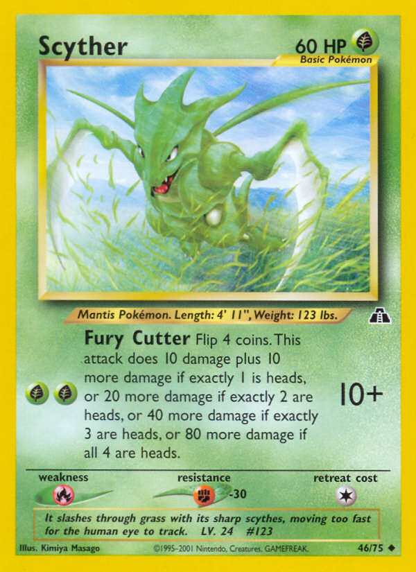 Scyther - Neo Discovery - Unlimited|Scyther - Neo Discovery - First Edition