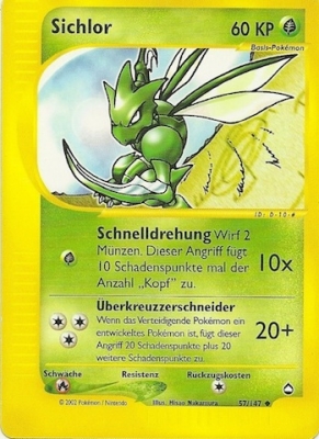 Scyther - 57 - Aquapolis