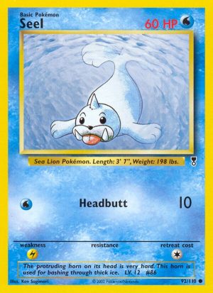Seel - 92 - Legendary Collection|Seel - 92/110 - Revers Holo - Legendary Collection
