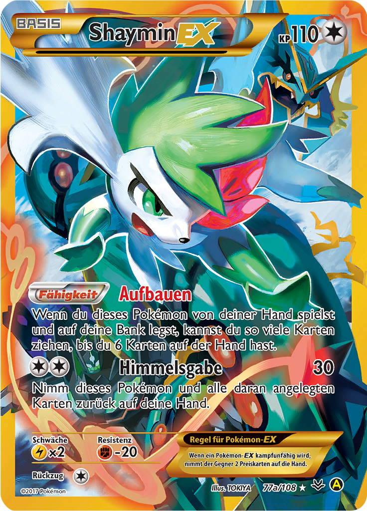 Shaymin-EX - 77a - Drachenleuchten