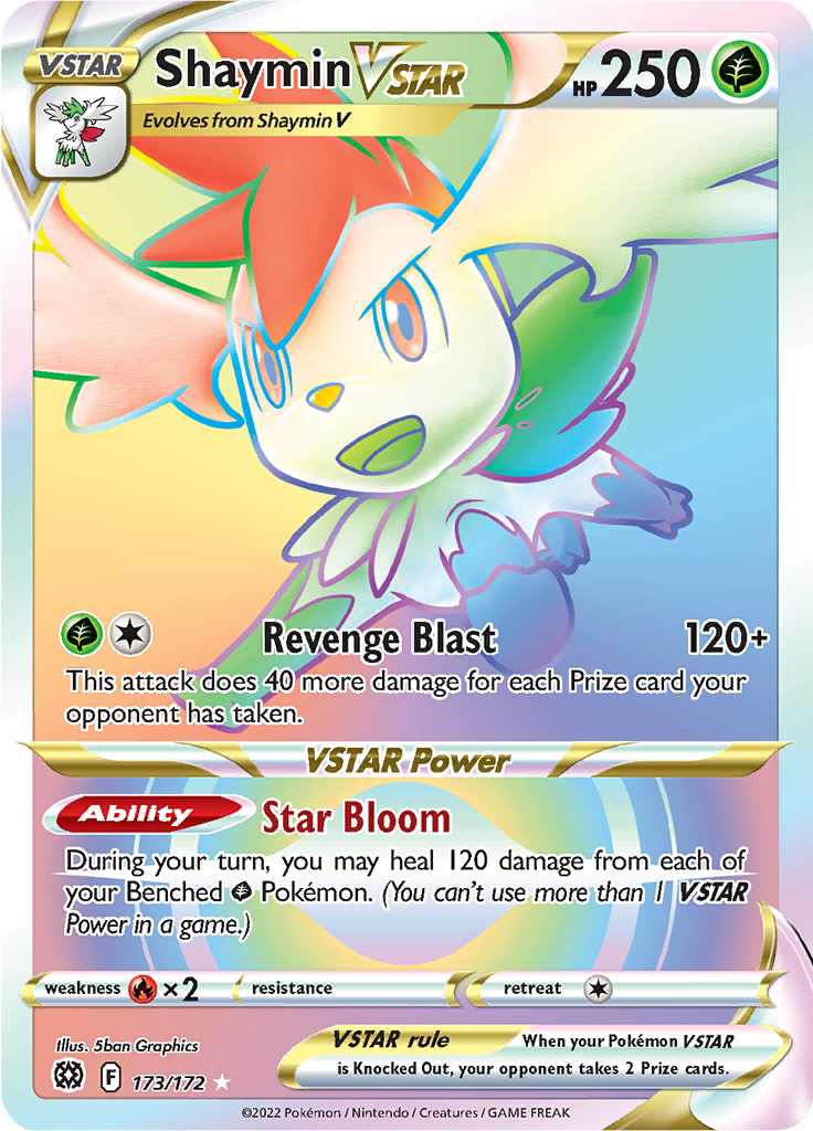Shaymin VSTAR - 173 - Strahlende Sterne