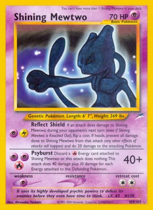 Shining Mewtwo - Neo Destiny - Unlimited|Shining Mewtwo - Neo Destiny - First Edition