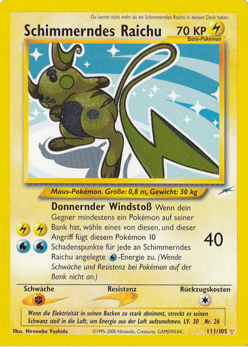 Shining Raichu - 111 - Neo Destiny