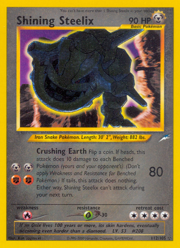 Shining Steelix - Neo Destiny - Unlimited|Shining Steelix - Neo Destiny - First Edition