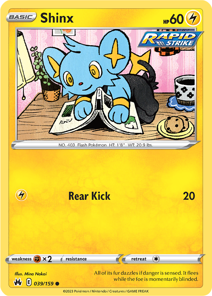 Shinx 039/159 Wert, Bild, Künstler & Seltenheit Pokemonkarte.de
