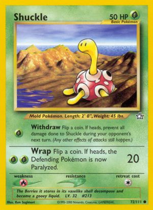 Shuckle - Neo Genesis - Unlimited|Shuckle - Neo Genesis - First Edition