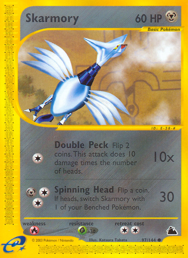 Skarmory - 97/144 - Skyridge|Skarmory - 97/144 - Reverse holo - Skyridge