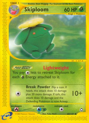 Skiploom - 60/147 - Aquapolis|Skiploom - 60/147 - Reverse holo - Aquapolis