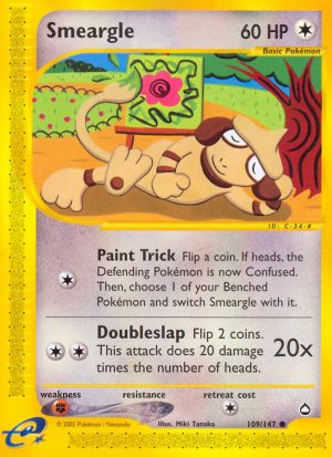Smeargle - 109/147 - Aquapolis|Smeargle - 109/147 - Reverse holo - Aquapolis