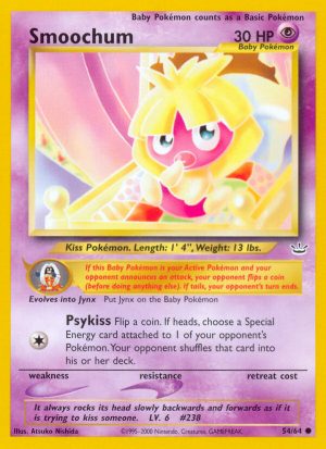 Smoochum - Neo Revelation - Unlimited|Smoochum - Neo Revelation - First Edition