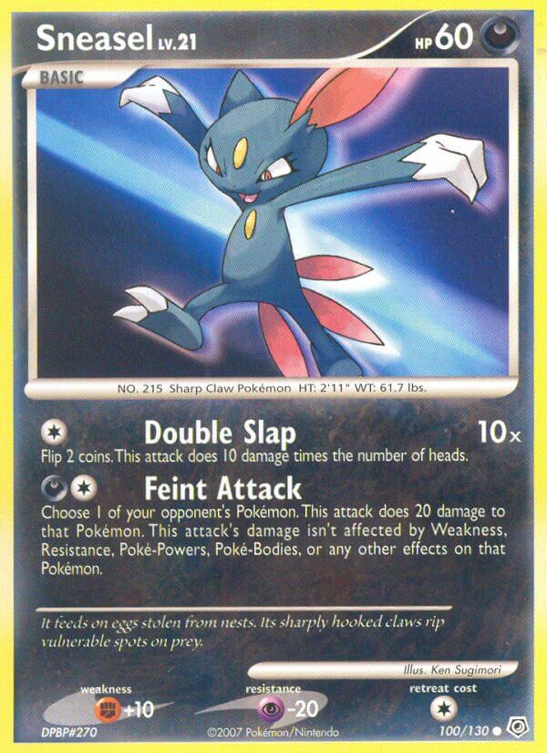 Sneasel - 100 - Diamond & Pearl