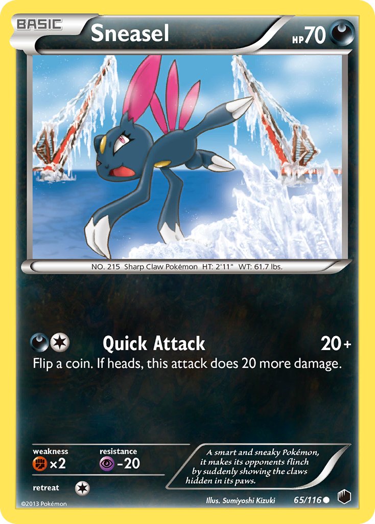 Sneasel - 65 - Plasma Freeze|Sneasel - 65 - reverse holo - Plasma Freeze