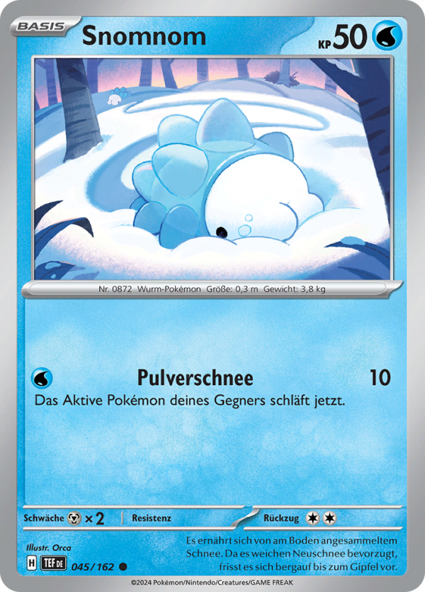 Snomnom 045/162 Wert, Bild, Künstler & Seltenheit Pokemonkarte.de