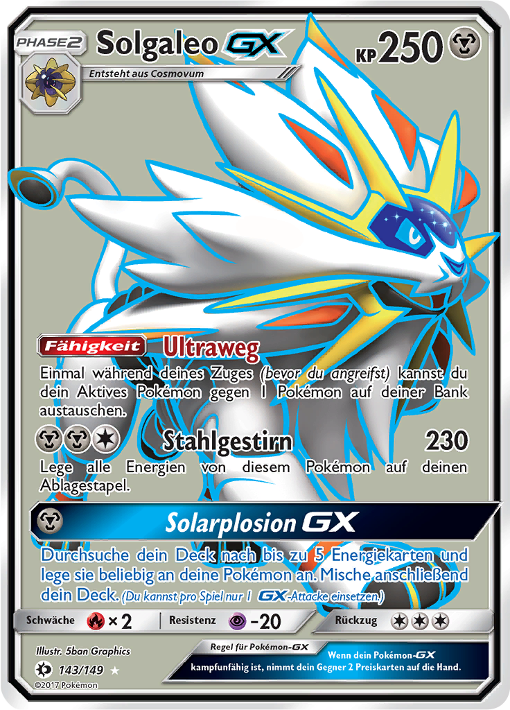 Solgaleo-GX - 143 - Sonne & Mond