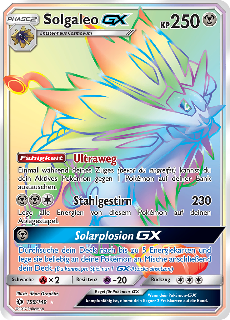 Solgaleo-GX - 155 - Sonne & Mond