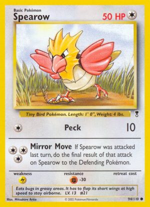 Spearow - 94 - Legendary Collection|Spearow - 94/110 - Revers Holo - Legendary Collection