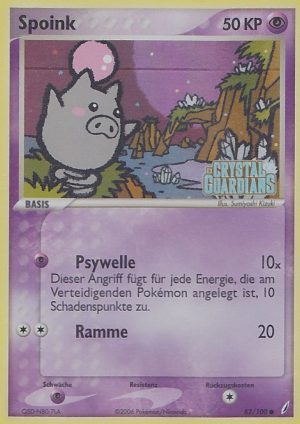 Spoink - 62 - Crystal Guardians