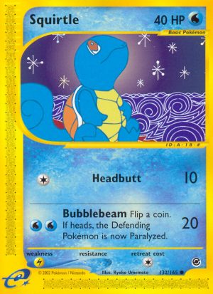 Squirtle - Expedition Base set|Squirtle - Expedition Base set - Reverse Holo