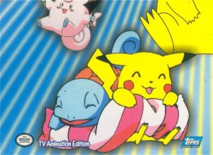 Squirtle sleeping and Pikachu-P05 of 6-Series 3