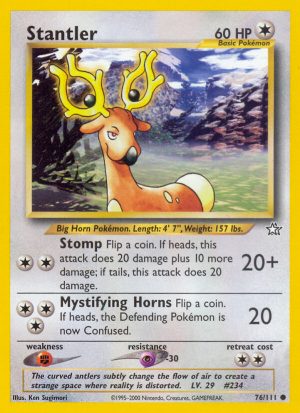 Stantler - Neo Genesis - Unlimited|Stantler - Neo Genesis - First Edition