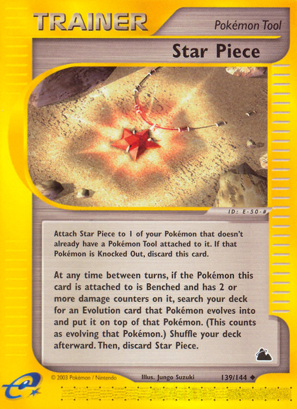 Star Piece - 139/144 - Skyridge|Star Piece - 139/144 - Reverse holo - Skyridge