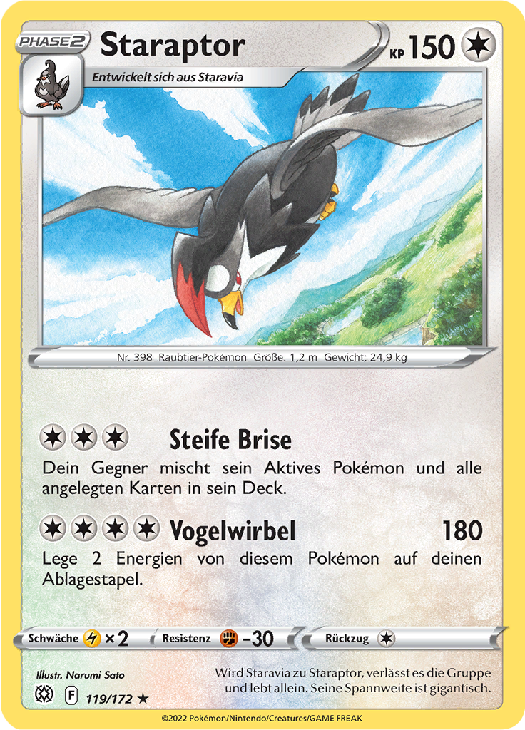 Staraptor - 119 - Strahlende Sterne