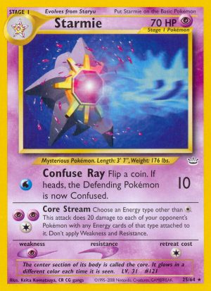 Starmie - Neo Revelation - Unlimited|Starmie - Neo Revelation - First Edition