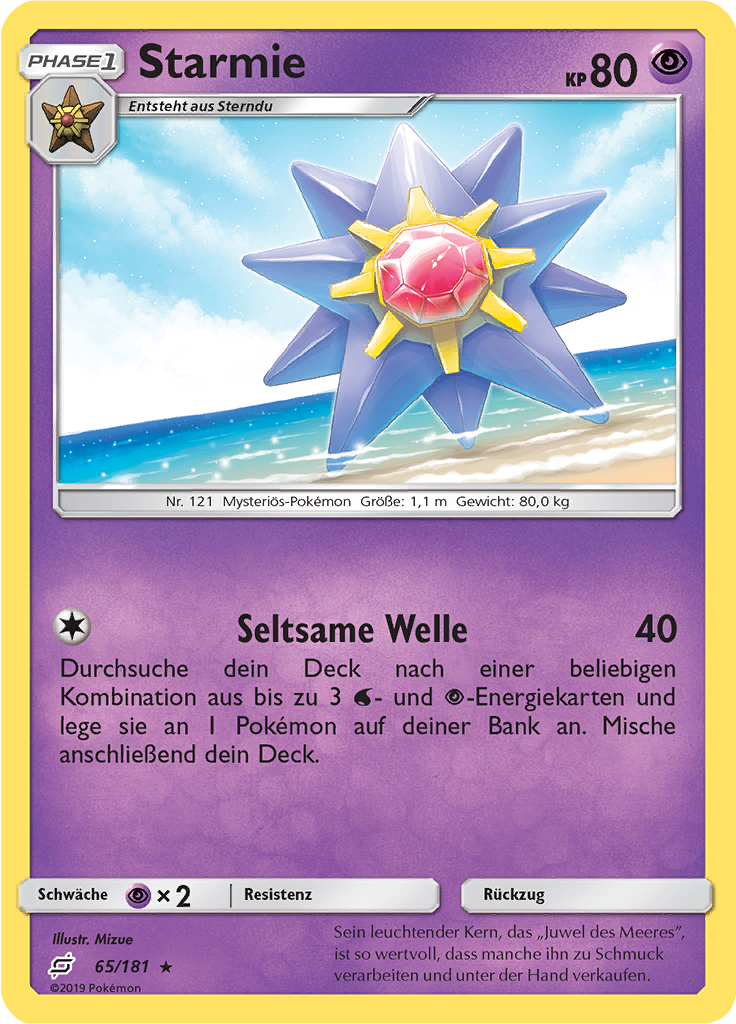 Starmie - 65 - Teams sind Trumpf