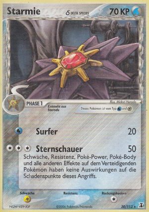 Starmie - 30 - Delta Species