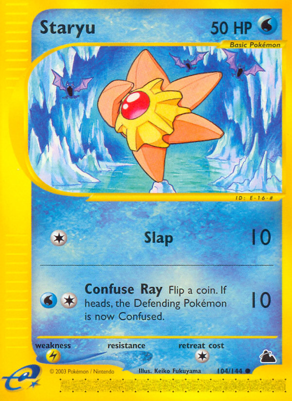 Staryu - 104/144 - Skyridge|Staryu - 104/144 - Reverse holo - Skyridge