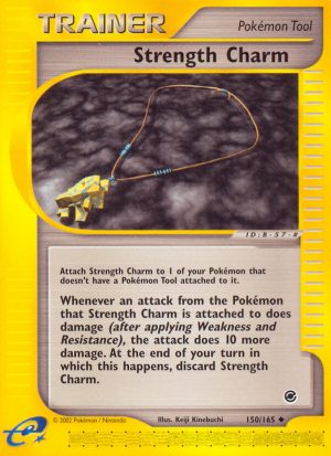 Strength Charm - Expedition Base set|Strength Charm - Expedition Base set - Reverse Holo
