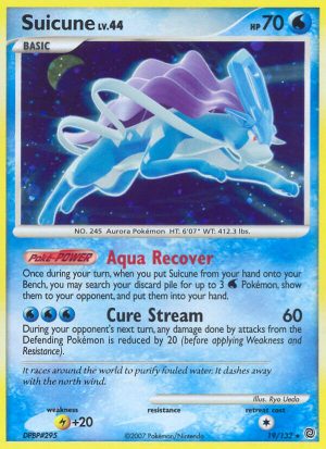 Suicune - 19 - Secret Wonders|Suicune - 19 - prisma holo - Secret Wonders