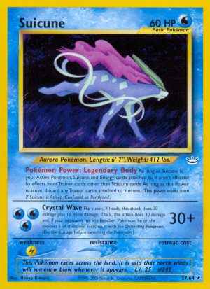 Suicune - Neo Revelation - Unlimited|Suicune - Neo Revelation - First Edition