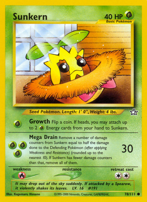 Sunkern - Neo Genesis - Unlimited|Sunkern - Neo Genesis - First Edition