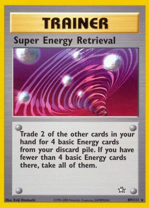 Super Energy Retrieval - Neo Genesis - Unlimited|Super Energy Retrieval - Neo Genesis - First Edition
