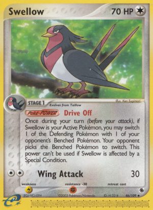 Swellow - 46/109 - Ruby & Sapphire|Swellow - 46/109 - normal - Ruby & Sapphire