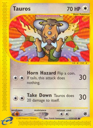 Tauros - Expedition Base set|Tauros - Expedition Base set - Reverse Holo