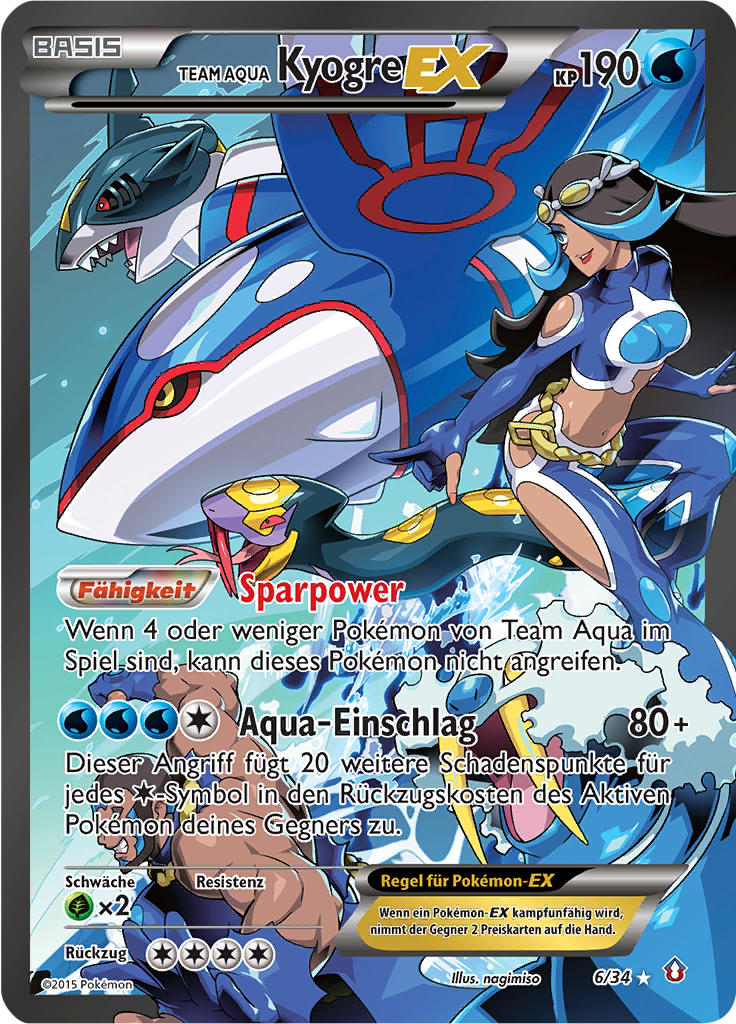 Team Aqua Kyogre-EX - 6 - Doppeltes Dilemma