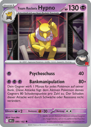 Team Rockets Hypno-80-Ewige Rivalen